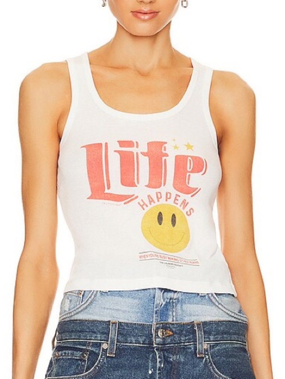 The Laundry Room Life Happens Rib Tank